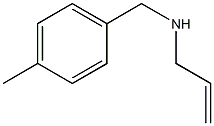 [(4-methylphenyl)methyl](prop-2-en-1-yl)amine Struktur