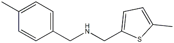 [(4-methylphenyl)methyl][(5-methylthiophen-2-yl)methyl]amine Struktur