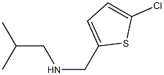 [(5-chlorothiophen-2-yl)methyl](2-methylpropyl)amine Struktur