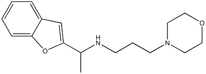 [1-(1-benzofuran-2-yl)ethyl][3-(morpholin-4-yl)propyl]amine Struktur