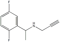 [1-(2,5-difluorophenyl)ethyl](prop-2-yn-1-yl)amine Struktur