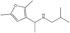 [1-(2,5-dimethylfuran-3-yl)ethyl](2-methylpropyl)amine Struktur