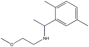 [1-(2,5-dimethylphenyl)ethyl](2-methoxyethyl)amine Struktur