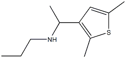 [1-(2,5-dimethylthiophen-3-yl)ethyl](propyl)amine Struktur