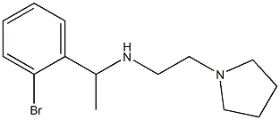 [1-(2-bromophenyl)ethyl][2-(pyrrolidin-1-yl)ethyl]amine Struktur