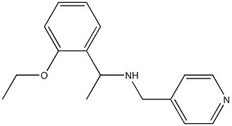 [1-(2-ethoxyphenyl)ethyl](pyridin-4-ylmethyl)amine Struktur