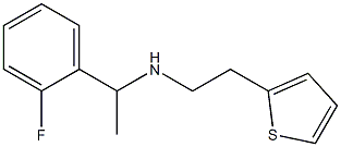 [1-(2-fluorophenyl)ethyl][2-(thiophen-2-yl)ethyl]amine Struktur