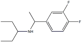 [1-(3,4-difluorophenyl)ethyl](pentan-3-yl)amine Struktur