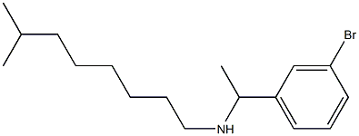 [1-(3-bromophenyl)ethyl](7-methyloctyl)amine Struktur