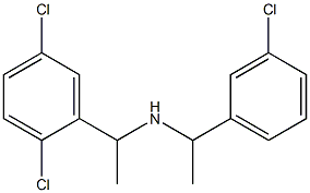 [1-(3-chlorophenyl)ethyl][1-(2,5-dichlorophenyl)ethyl]amine Struktur