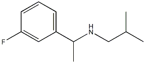 [1-(3-fluorophenyl)ethyl](2-methylpropyl)amine Struktur