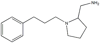 [1-(3-phenylpropyl)pyrrolidin-2-yl]methanamine Struktur