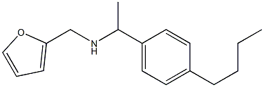 [1-(4-butylphenyl)ethyl](furan-2-ylmethyl)amine Struktur