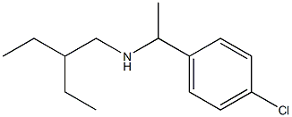 [1-(4-chlorophenyl)ethyl](2-ethylbutyl)amine Struktur