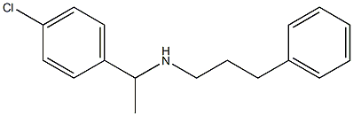 [1-(4-chlorophenyl)ethyl](3-phenylpropyl)amine Struktur