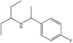 [1-(4-fluorophenyl)ethyl](pentan-3-yl)amine Struktur