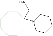 [1-(piperidin-1-yl)cyclooctyl]methanamine Struktur