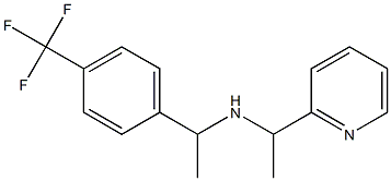 [1-(pyridin-2-yl)ethyl]({1-[4-(trifluoromethyl)phenyl]ethyl})amine Struktur