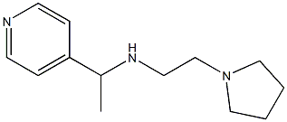 [1-(pyridin-4-yl)ethyl][2-(pyrrolidin-1-yl)ethyl]amine Struktur