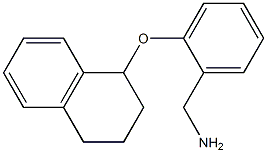 [2-(1,2,3,4-tetrahydronaphthalen-1-yloxy)phenyl]methanamine Struktur