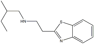 [2-(1,3-benzothiazol-2-yl)ethyl](2-methylbutyl)amine Struktur