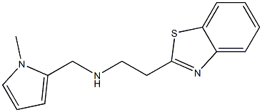 [2-(1,3-benzothiazol-2-yl)ethyl][(1-methyl-1H-pyrrol-2-yl)methyl]amine Struktur