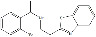 [2-(1,3-benzothiazol-2-yl)ethyl][1-(2-bromophenyl)ethyl]amine Struktur