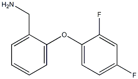 [2-(2,4-difluorophenoxy)phenyl]methanamine Struktur