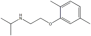 [2-(2,5-dimethylphenoxy)ethyl](propan-2-yl)amine Struktur