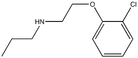 [2-(2-chlorophenoxy)ethyl](propyl)amine Struktur