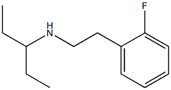 [2-(2-fluorophenyl)ethyl](pentan-3-yl)amine Struktur