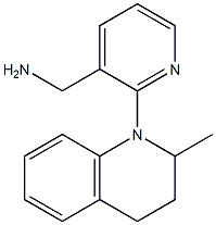 [2-(2-methyl-1,2,3,4-tetrahydroquinolin-1-yl)pyridin-3-yl]methanamine Struktur