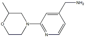 [2-(2-methylmorpholin-4-yl)pyridin-4-yl]methylamine Struktur