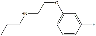 [2-(3-fluorophenoxy)ethyl](propyl)amine Struktur