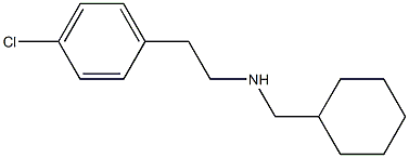 [2-(4-chlorophenyl)ethyl](cyclohexylmethyl)amine Struktur