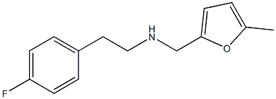 [2-(4-fluorophenyl)ethyl][(5-methylfuran-2-yl)methyl]amine Struktur