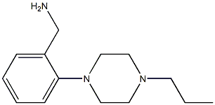 [2-(4-propylpiperazin-1-yl)phenyl]methanamine Struktur