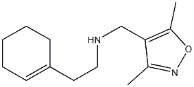 [2-(cyclohex-1-en-1-yl)ethyl][(3,5-dimethyl-1,2-oxazol-4-yl)methyl]amine Struktur