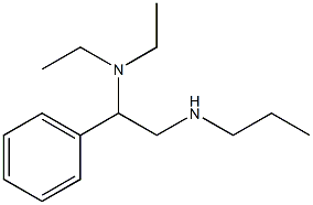 [2-(diethylamino)-2-phenylethyl](propyl)amine Struktur