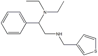 [2-(diethylamino)-2-phenylethyl](thiophen-3-ylmethyl)amine Struktur