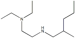 [2-(diethylamino)ethyl](2-methylpentyl)amine Struktur