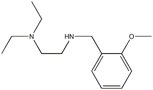 [2-(diethylamino)ethyl][(2-methoxyphenyl)methyl]amine Struktur