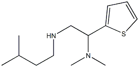 [2-(dimethylamino)-2-(thiophen-2-yl)ethyl](3-methylbutyl)amine Struktur