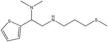 [2-(dimethylamino)-2-(thiophen-2-yl)ethyl][3-(methylsulfanyl)propyl]amine Struktur