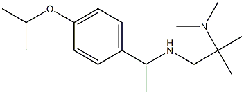 [2-(dimethylamino)-2-methylpropyl]({1-[4-(propan-2-yloxy)phenyl]ethyl})amine Struktur