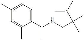 [2-(dimethylamino)-2-methylpropyl][1-(2,4-dimethylphenyl)ethyl]amine Struktur