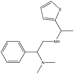 [2-(dimethylamino)-2-phenylethyl][1-(thiophen-2-yl)ethyl]amine Struktur