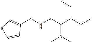 [2-(dimethylamino)-3-ethylpentyl](thiophen-3-ylmethyl)amine Struktur