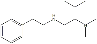 [2-(dimethylamino)-3-methylbutyl](2-phenylethyl)amine Struktur