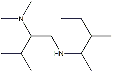 [2-(dimethylamino)-3-methylbutyl](3-methylpentan-2-yl)amine Struktur